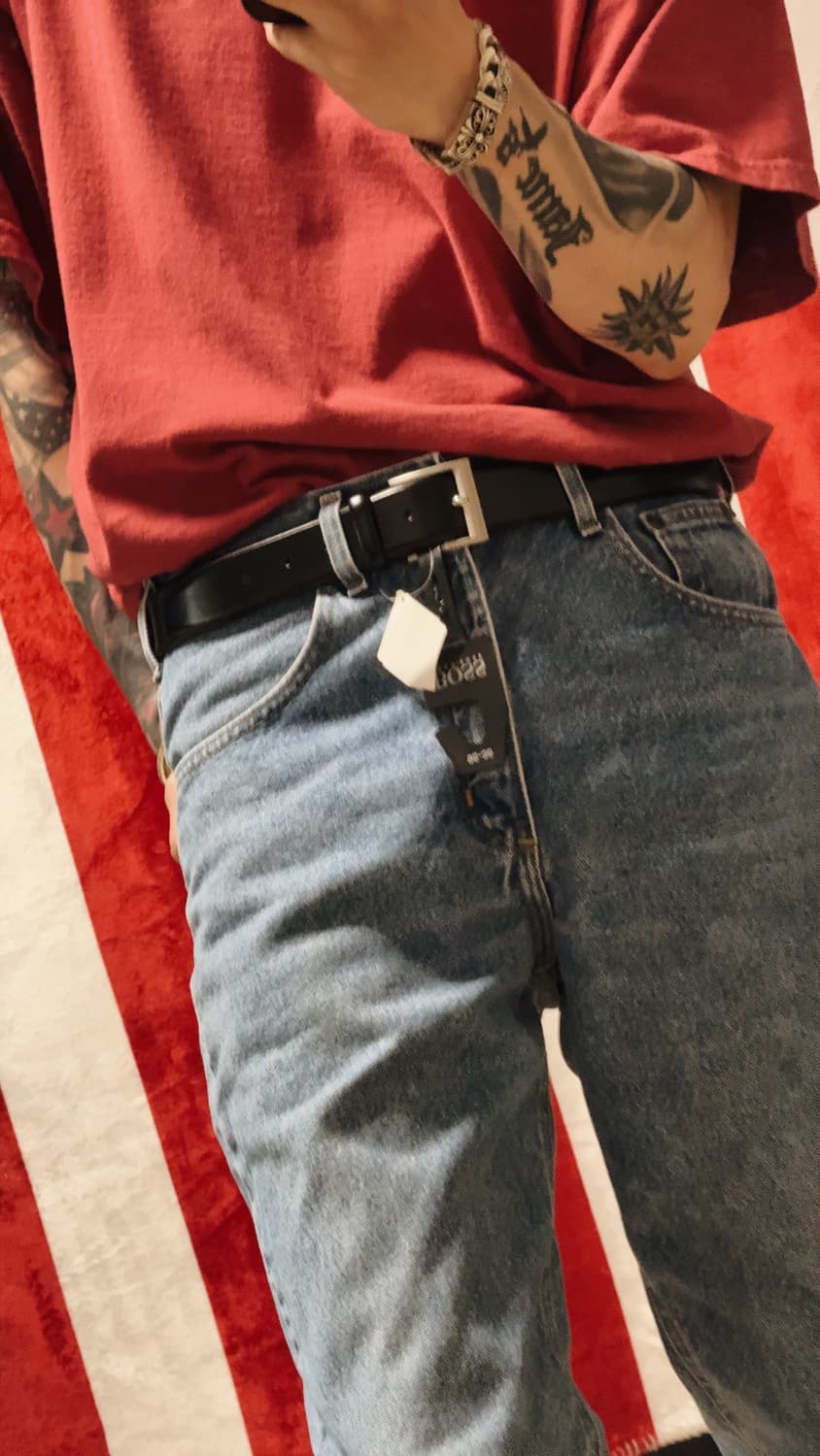 휴고보스 레더벨트 Hugo boss vintage leather belt 상품이미지5