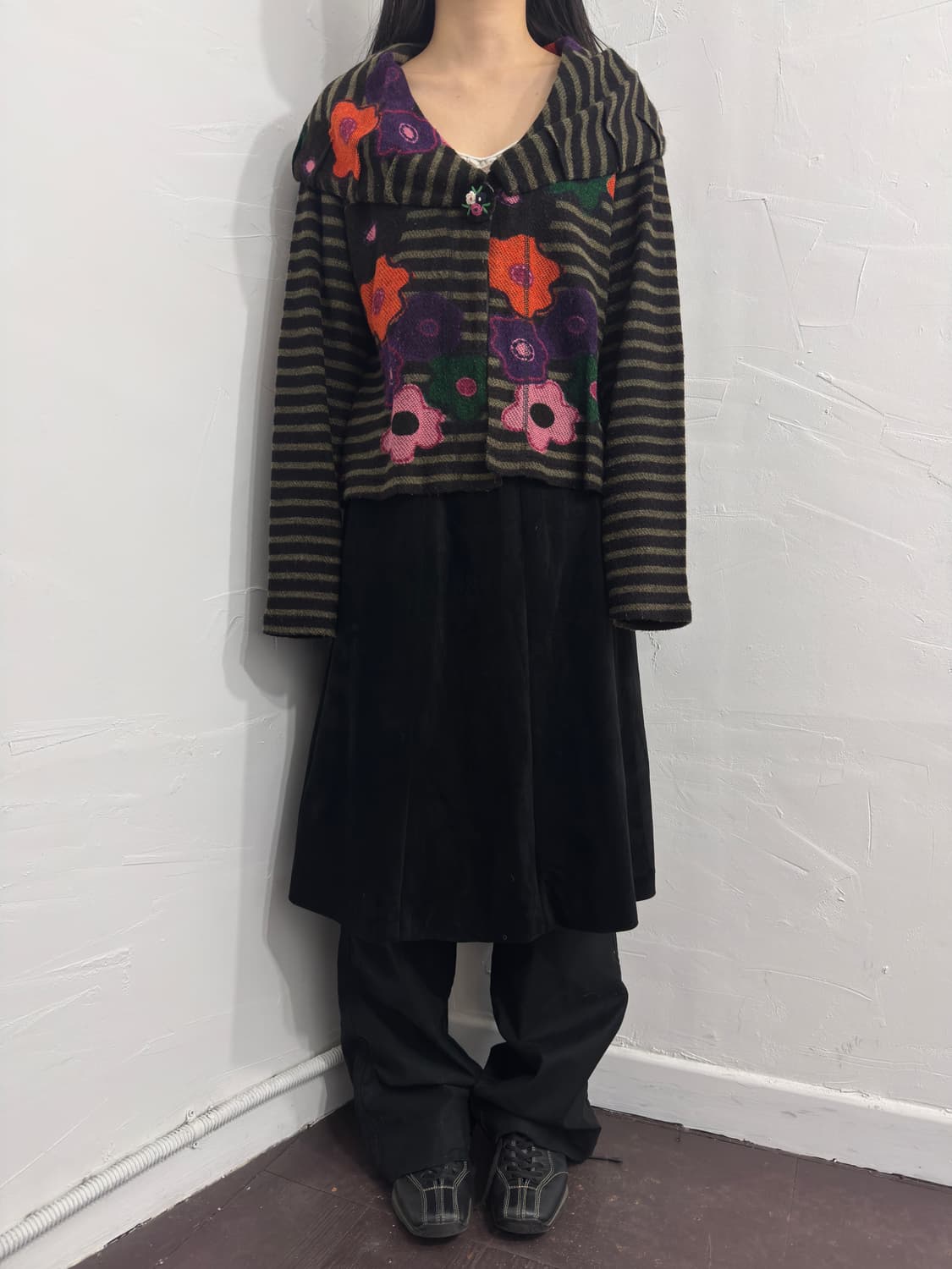 newyoker suede midi skirt 상품이미지2