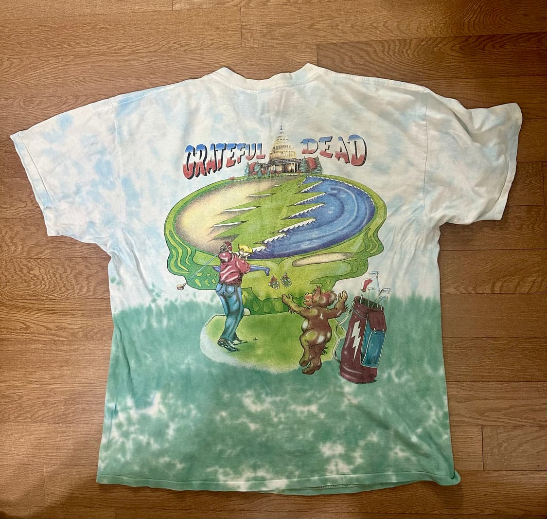 XL 그레이트풀 데드 블루 그린 골프 스켈레톤 1994 투어 델타텍 상품이미지3