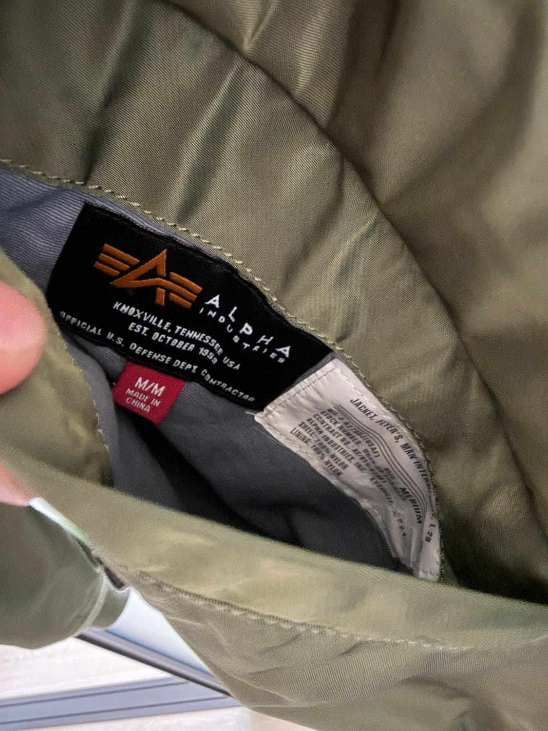 알파 인더스트리 L2b 자켓 상품이미지4