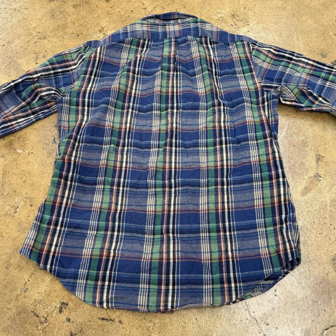 [정품/XL] 폴로 랄프로렌 블루 체크 셔츠 b15 상품이미지4