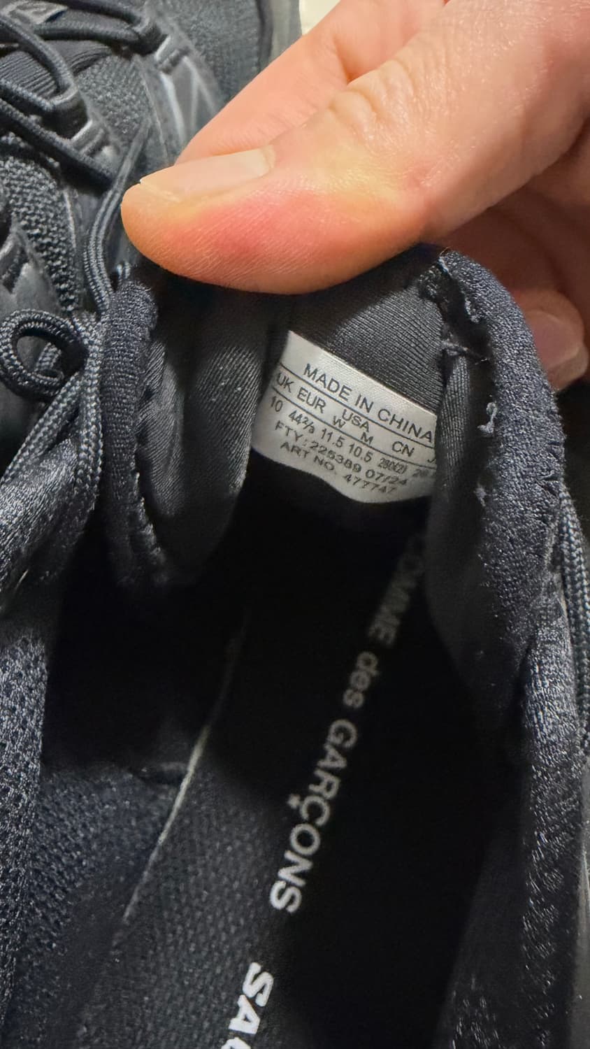 살로몬 꼼데가르송 XT-6 익스팬스 플랫폼 / 285 상품이미지3