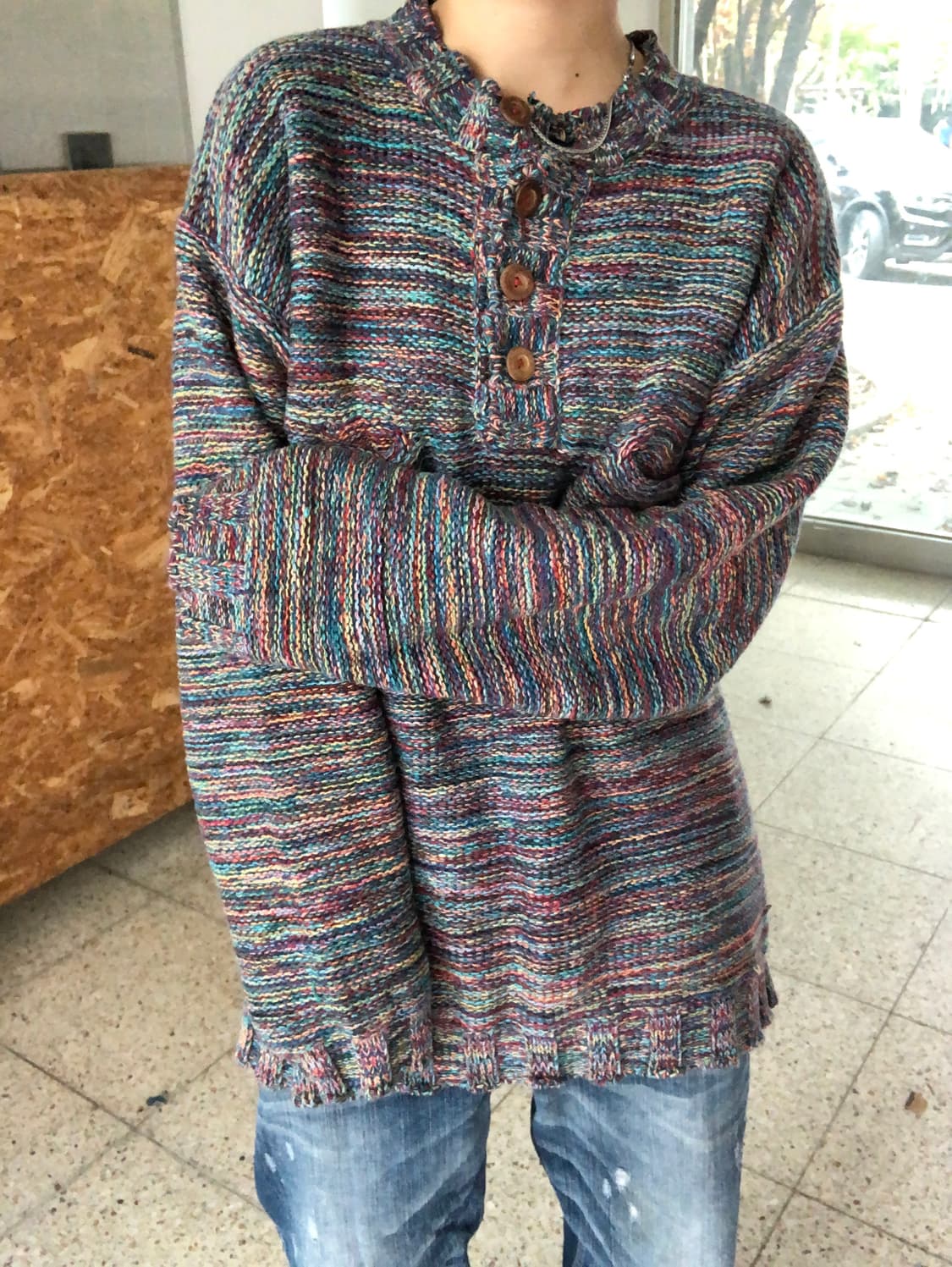  knit pullover / burden 상품이미지1