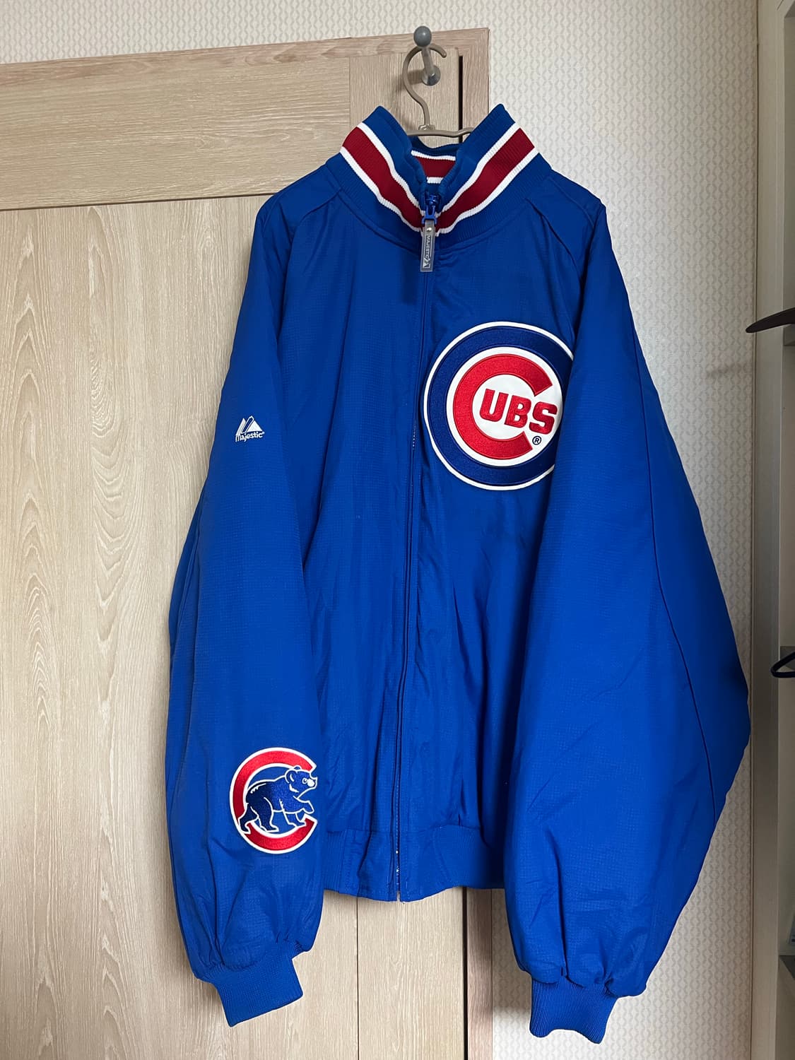90s 마제스틱 올드스쿨 시카고컵스 자켓 오왼 상품이미지1