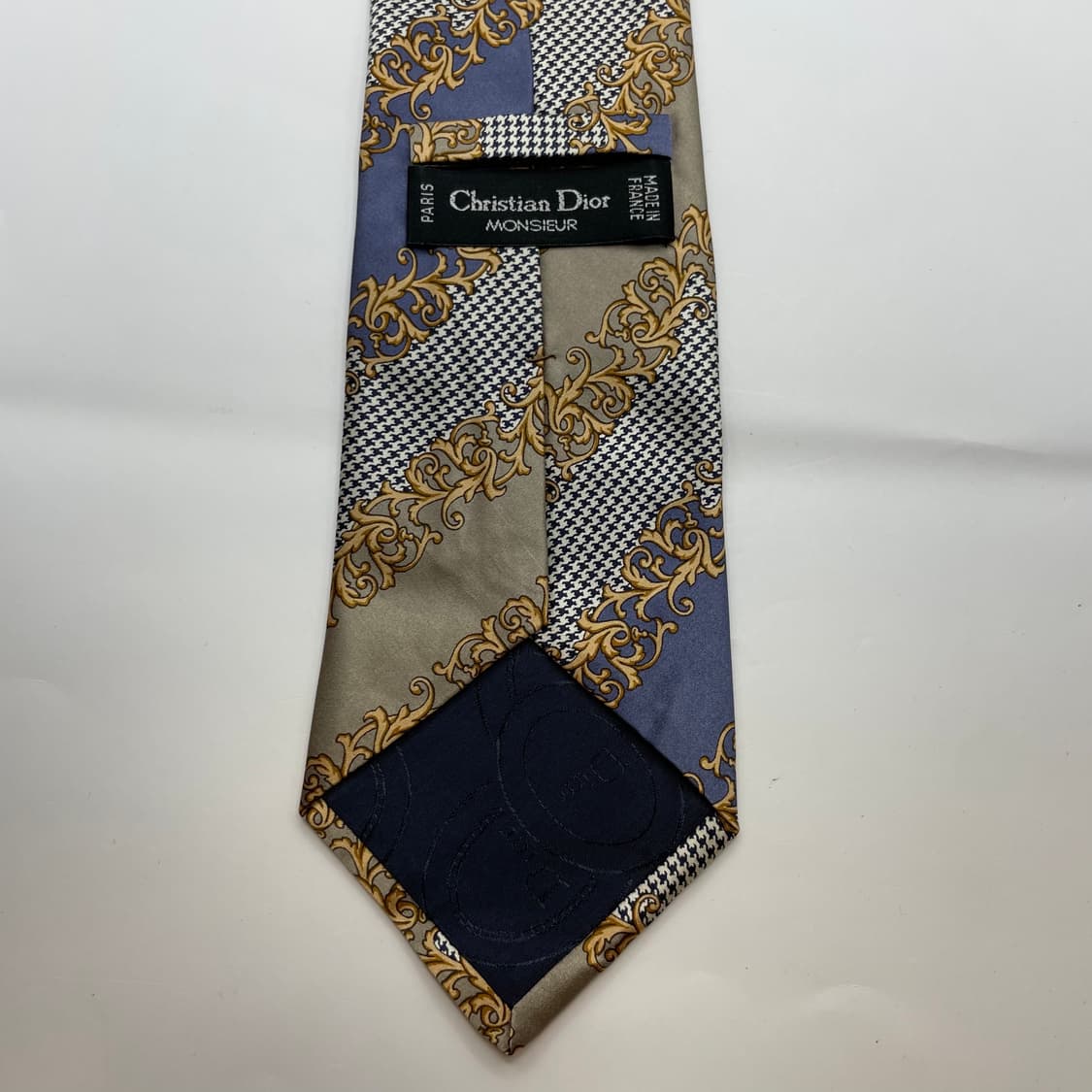 876) (Christian DIOR) 크리스찬 디올 패턴 넥타이 상품이미지4
