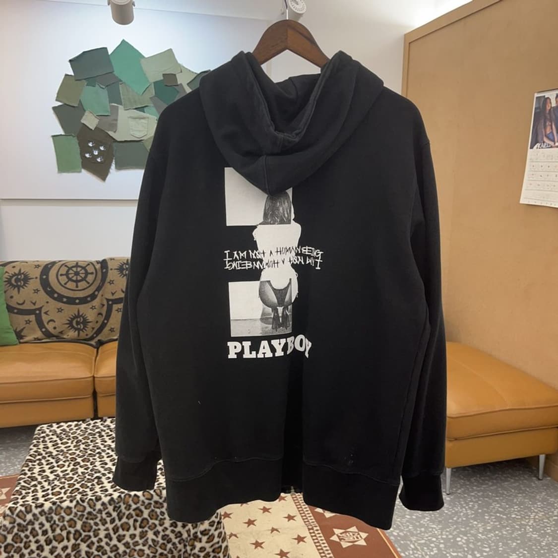 아임낫어휴먼비잉X플레이보이 스트릿 키치 오버핏 후드집업 L C09397 상품이미지4