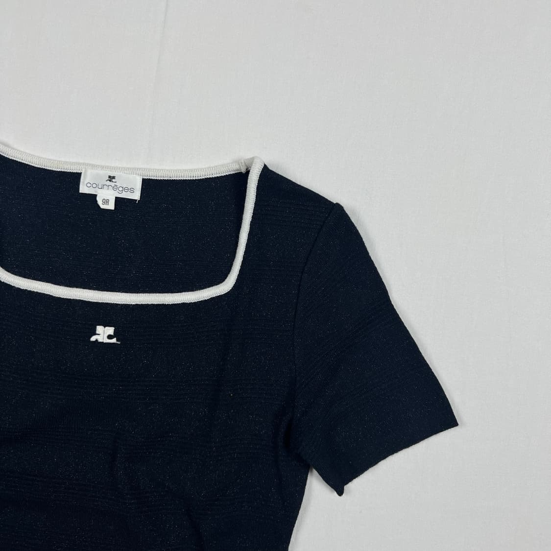 90‘s 꾸레쥬 꾸레주 courreges 로고 반팔티 상품이미지3