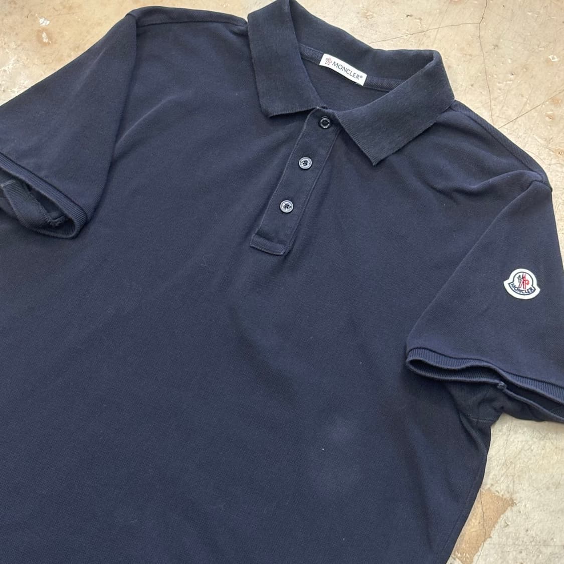 🫶🏻 몽클레어 Black 카라 반팔티  상품이미지2