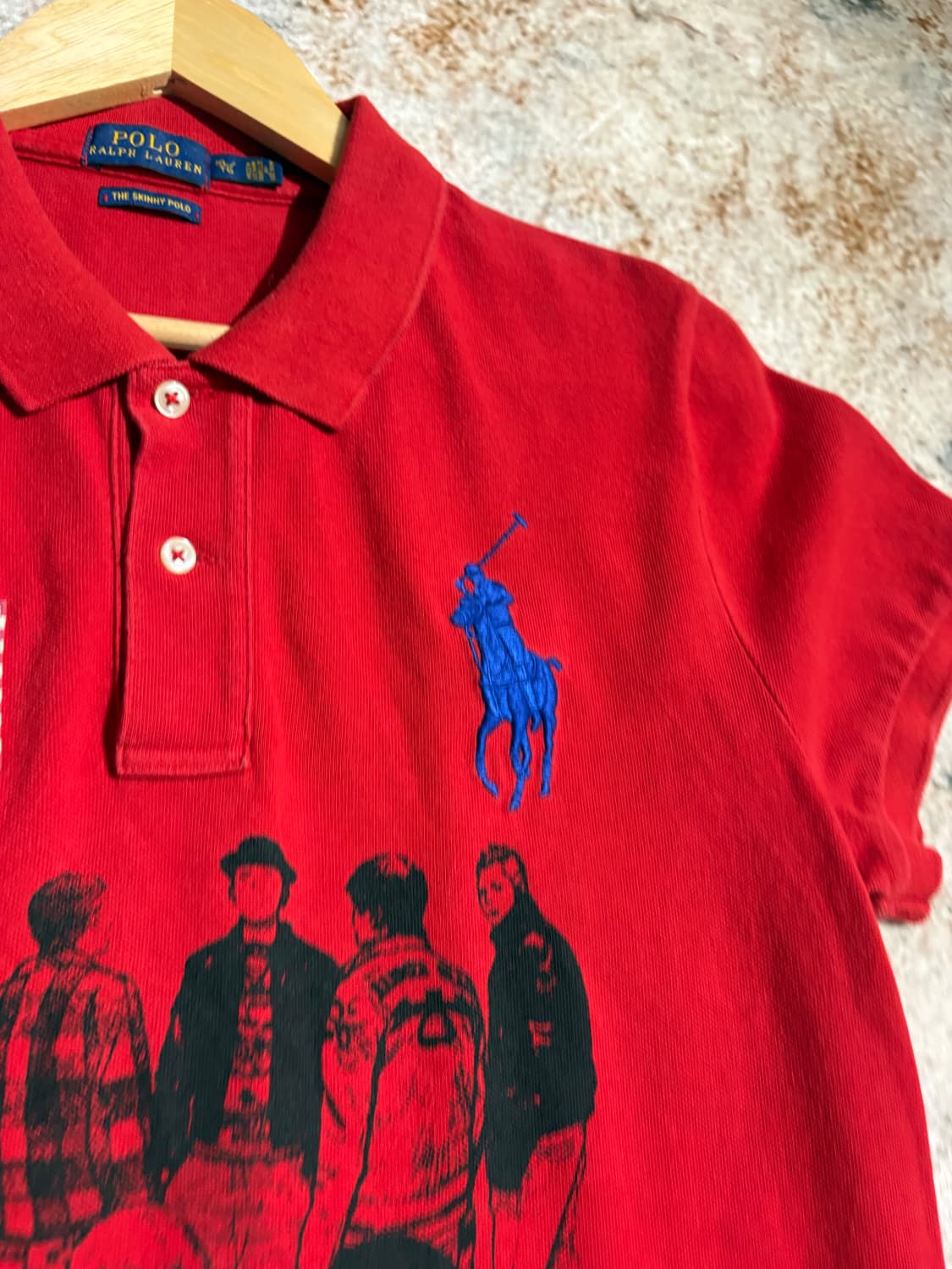 폴로 빅포니 USA 성조기 커스텀 반팔 카라 티셔츠 상품이미지6