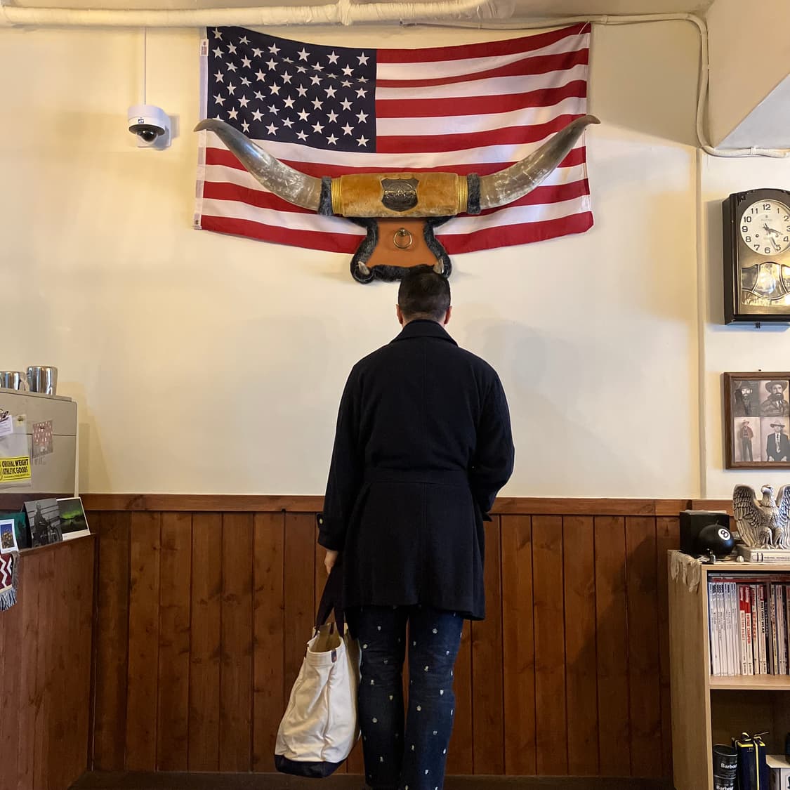 폴로 랄프로렌 성조기 프린팅 캔버스 토트백 상품이미지8