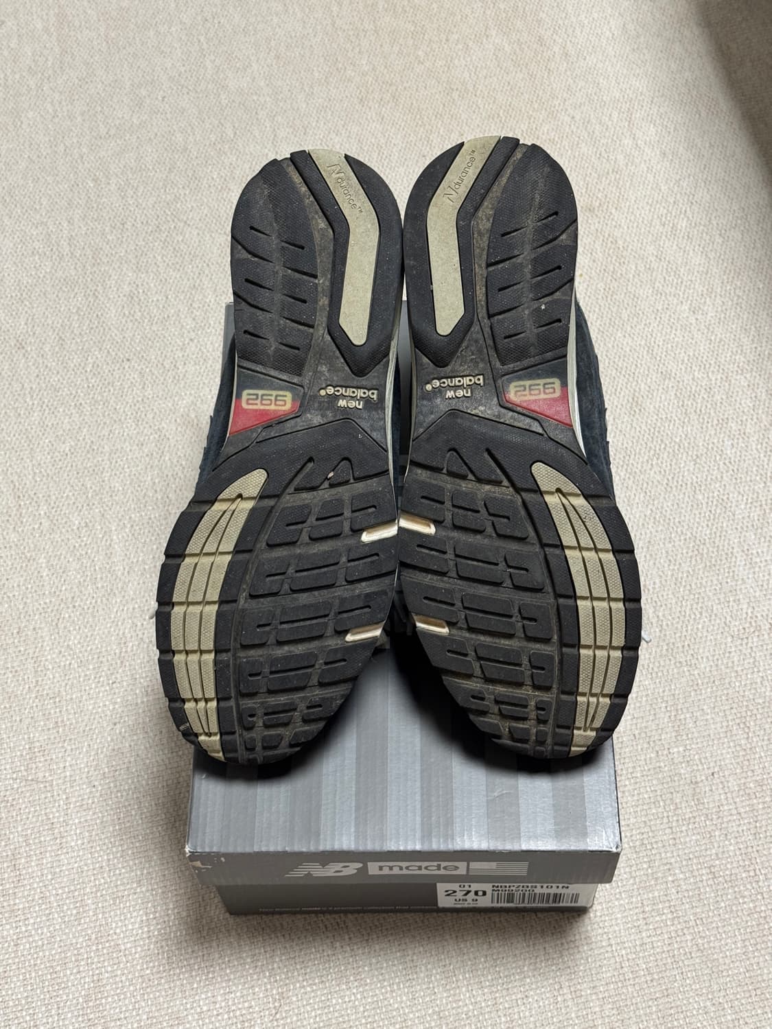 뉴발란스 992 네이비 270mm 상품이미지5