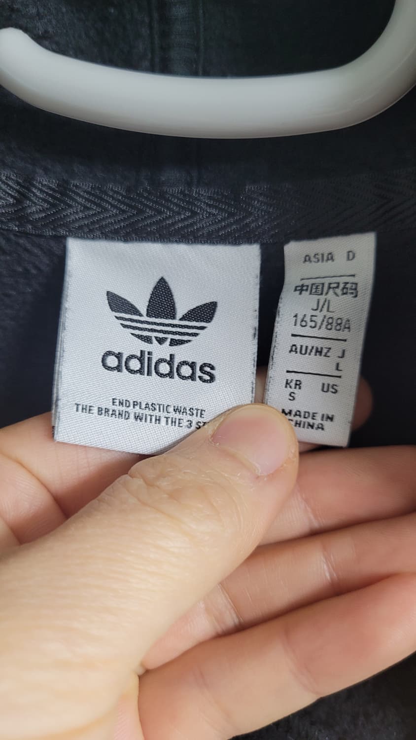 아디다스 불꽃  숏기장  후드티-S사이즈 상품이미지5