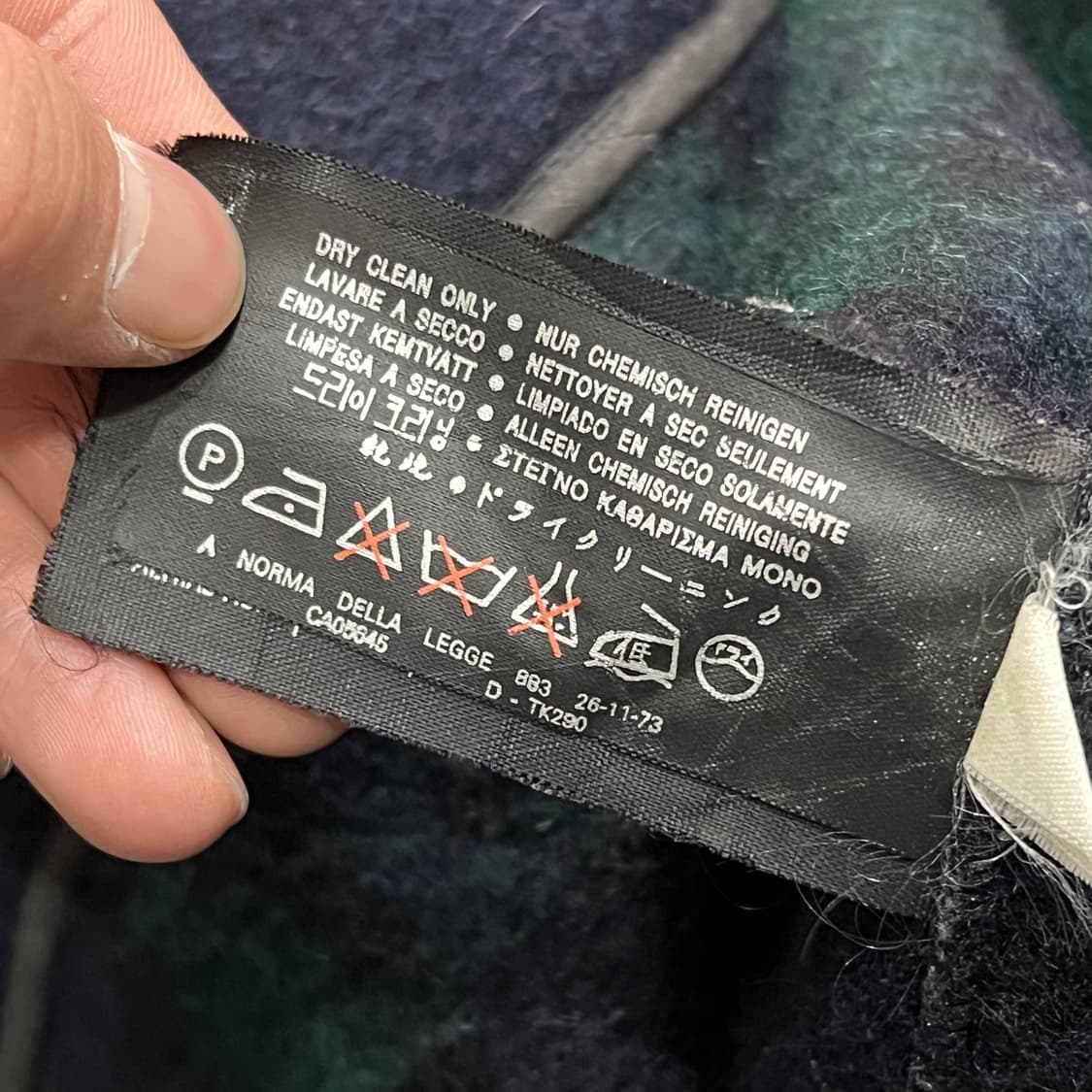  잉글랜드 모헤어 더플 코트 y14444 상품이미지8