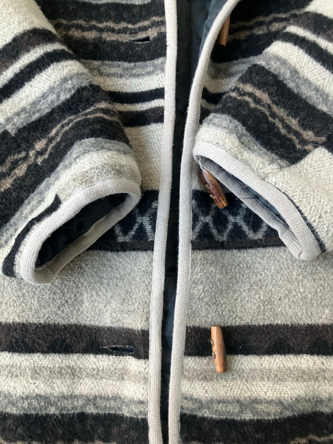 vero moda 네이티브 블랑켓 후드 코트 상품이미지2