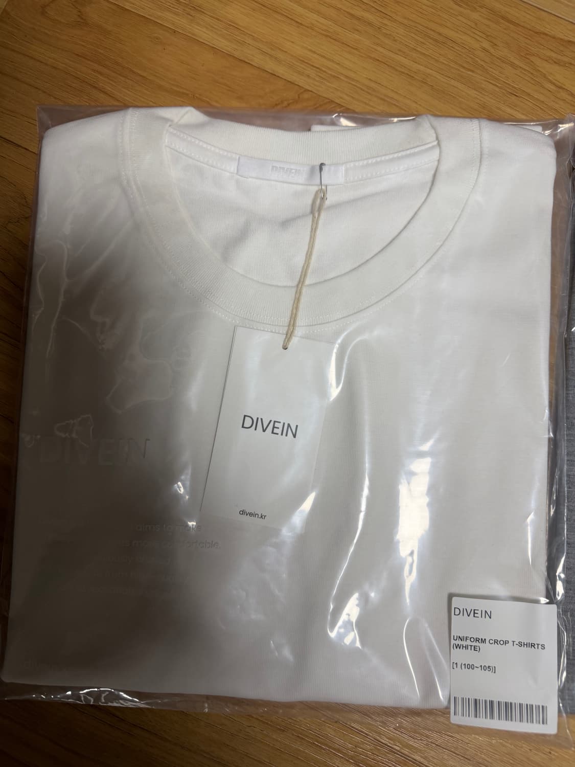 (1) 다이브인 유니폼 크롭 티셔츠 화이트/그레이/블랙 상품이미지3
