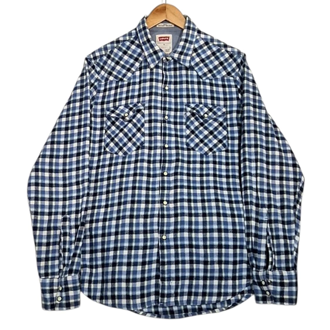 Levis 리바이스 울 체크 웨스턴 셔츠 상품이미지1