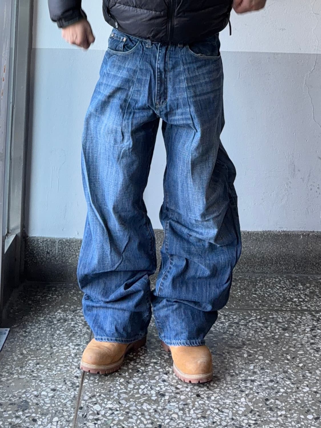 빈티지 자수 힙합팬츠 상품이미지4