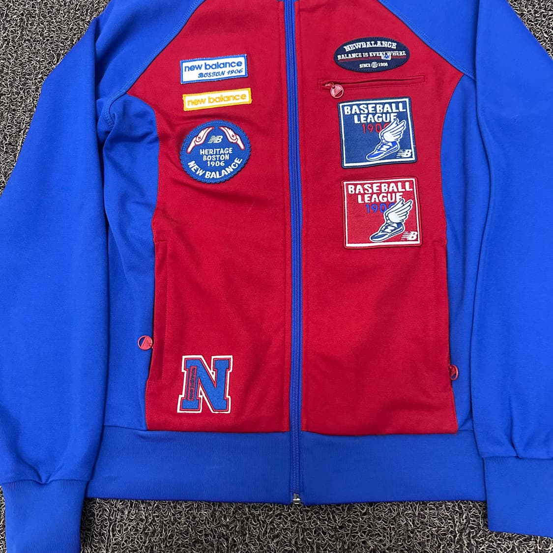 뉴발란스 져지 집업 트레이닝복 운동복 트랙탑 95사이즈 상품이미지4