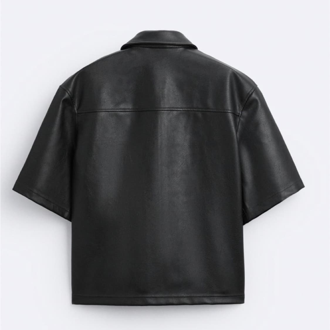 Zara 하프 슬리브 레자 셔츠 상품이미지2