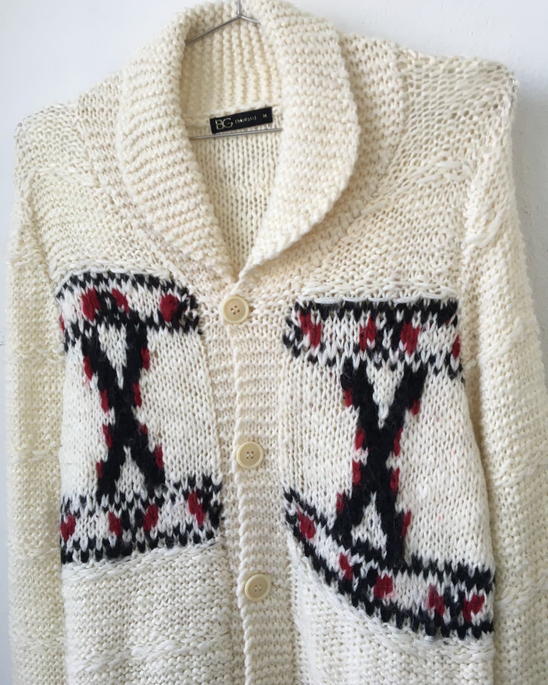 Nordic pattern knit cardigan 상품이미지4