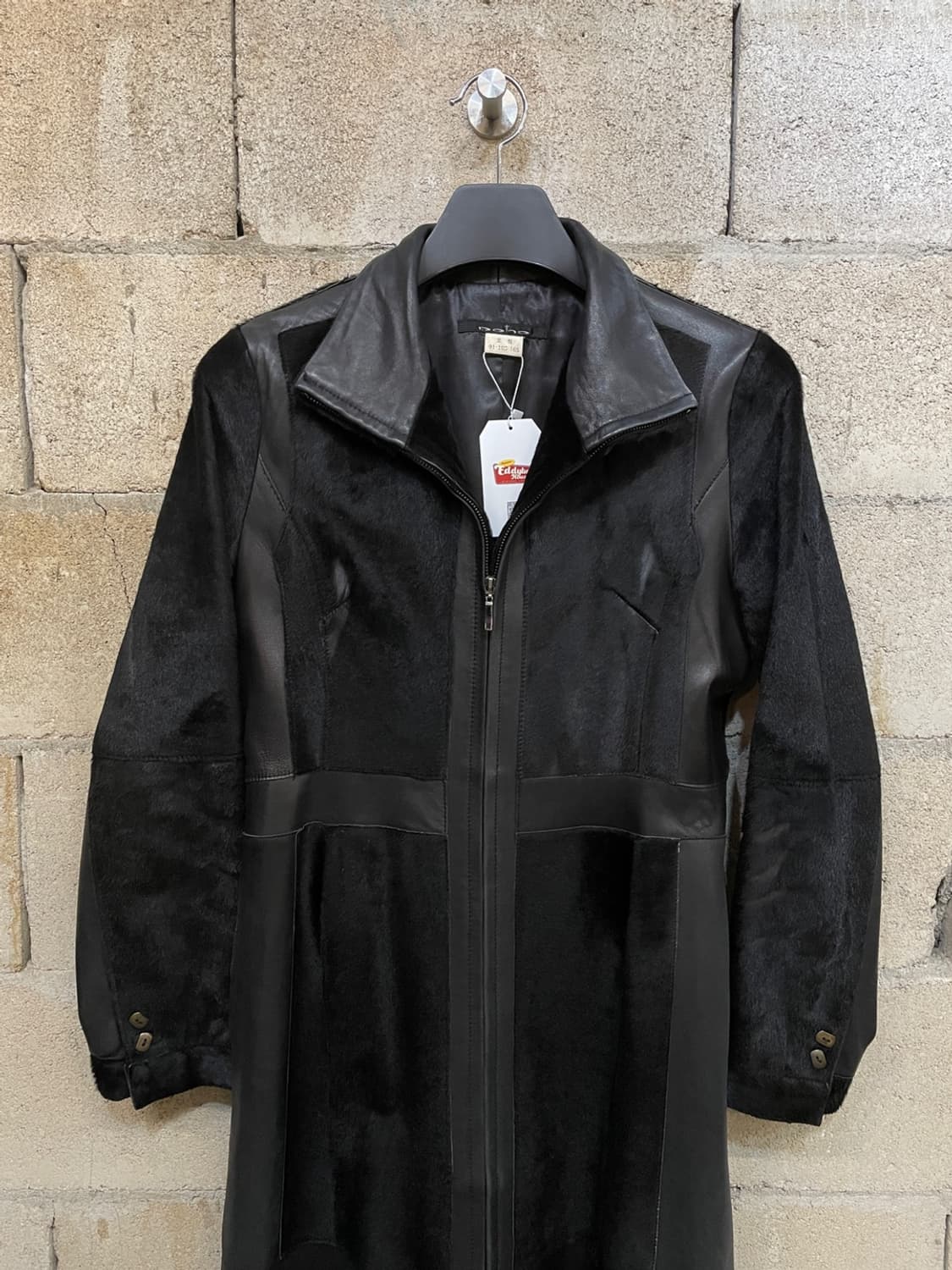 빈티지 도호 양가죽 송치 롱 코트 상품이미지2