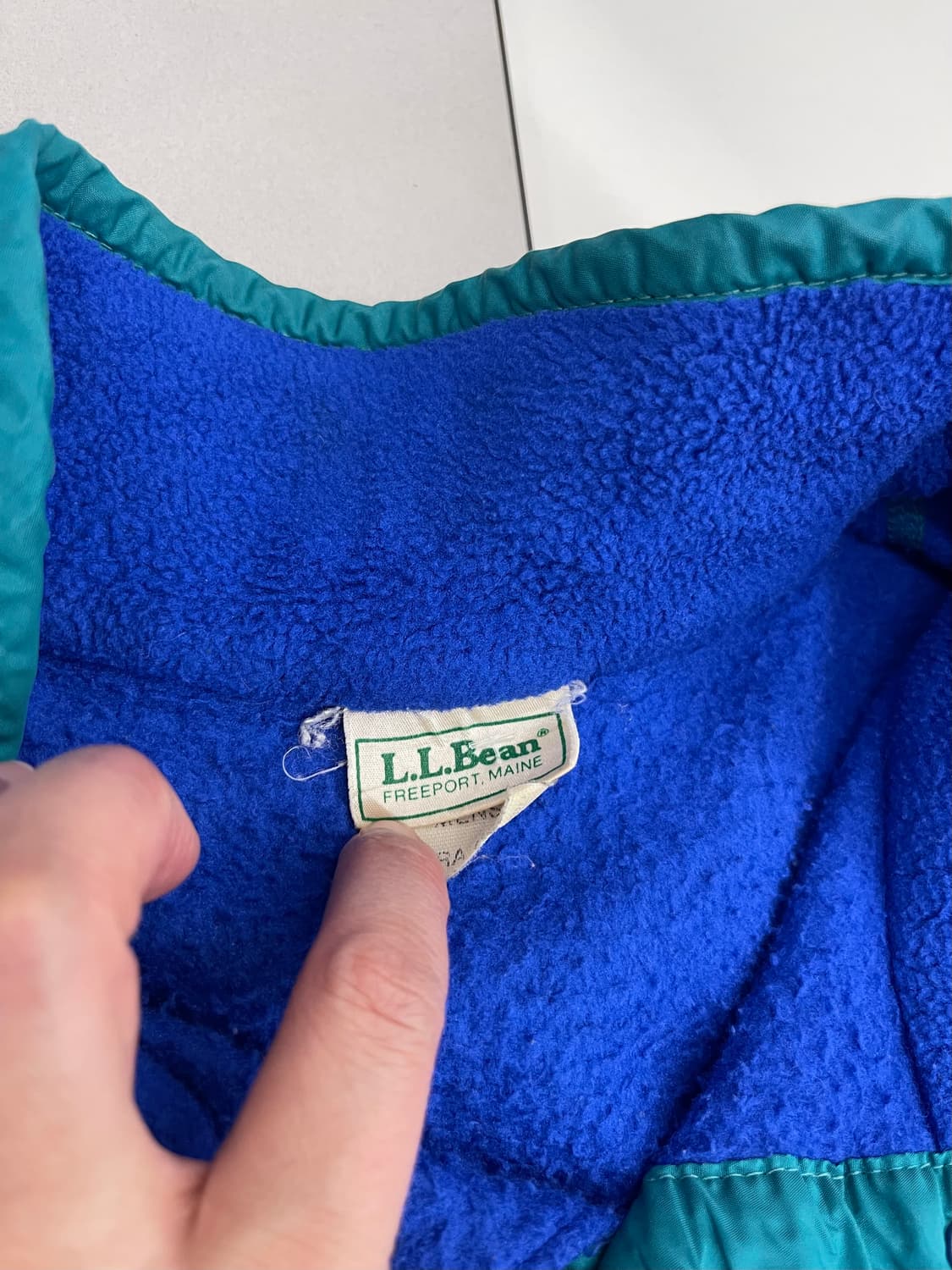 엘엘빈 플리스 블루(XL) 상품이미지4