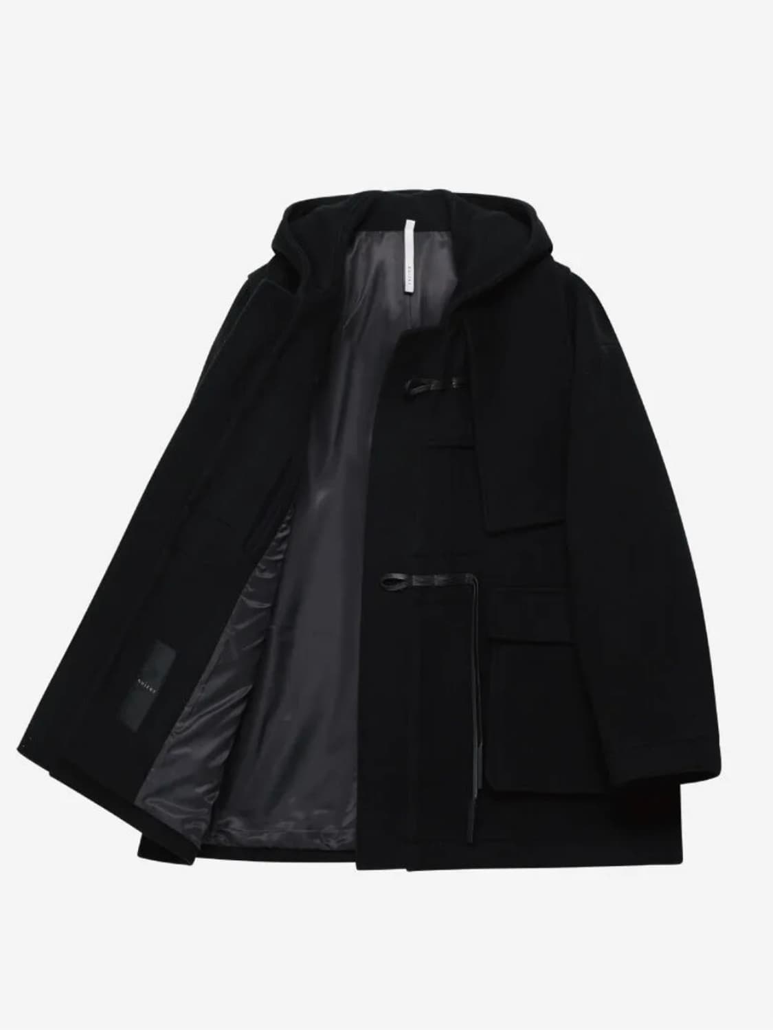 캐시미어 머플러 더플 하프 코트 상품이미지3