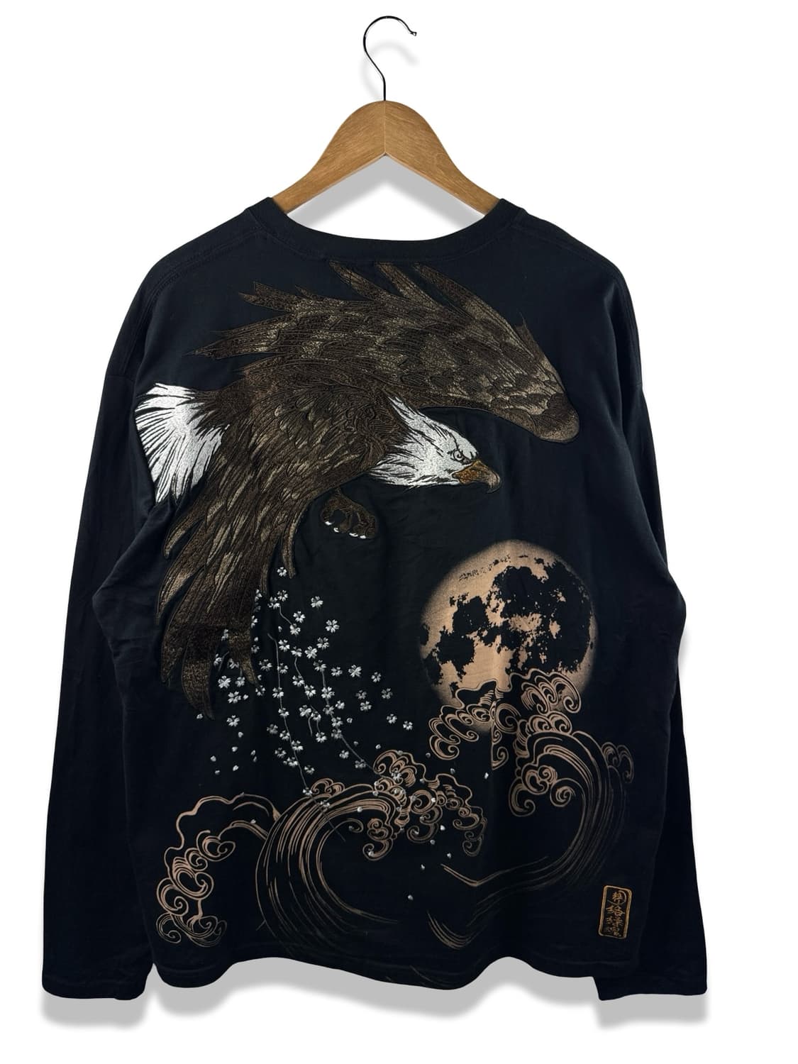 JPN 오리엔탈 독수리 자수 롱슬리브1866 상품이미지1