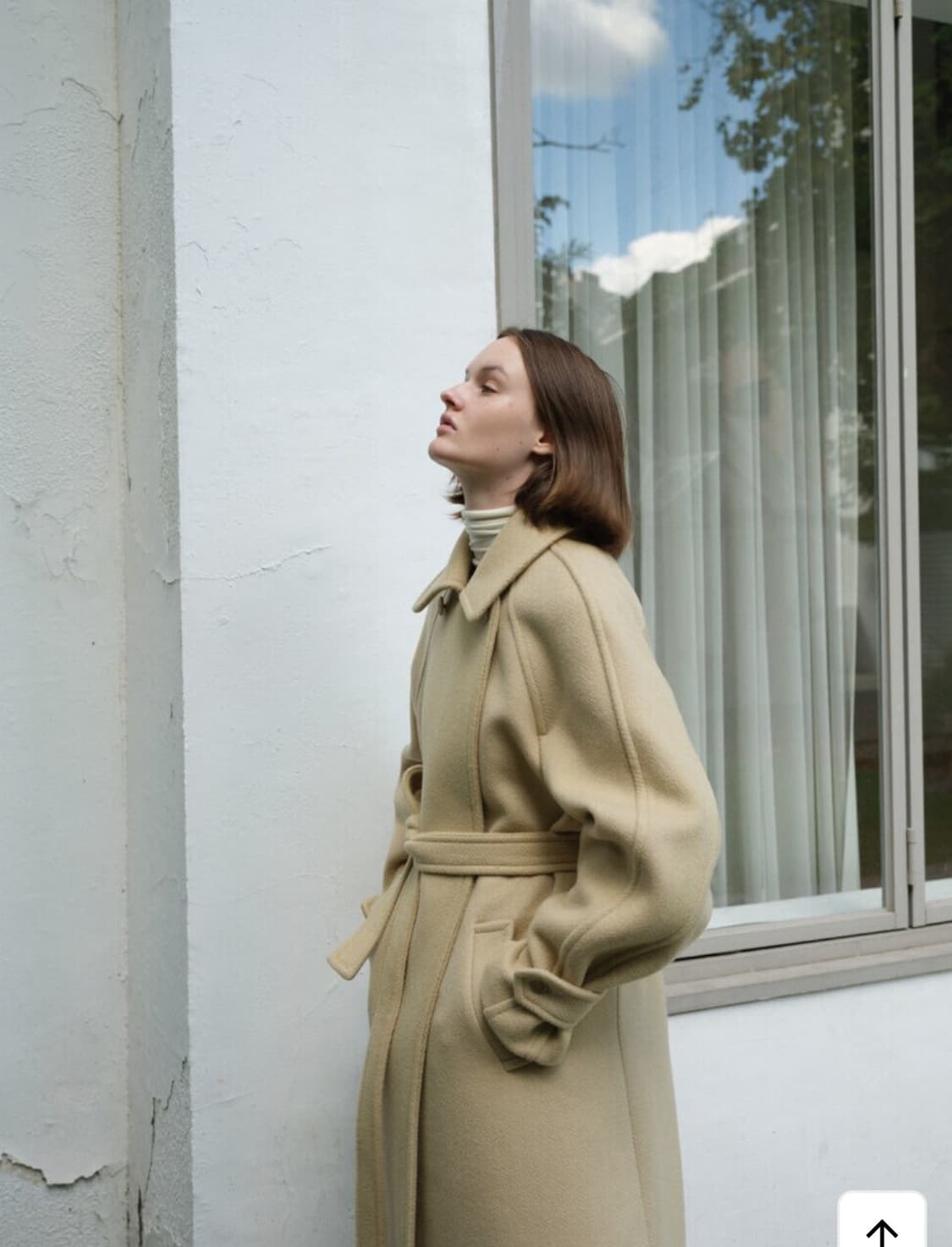 포저 pozer 레몬 헤링본 나그랑 롱코트 상품이미지7