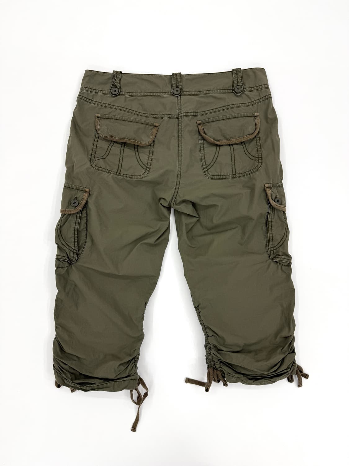 빈티지 00‘s 카고 셔링 카프리 팬츠 상품이미지5