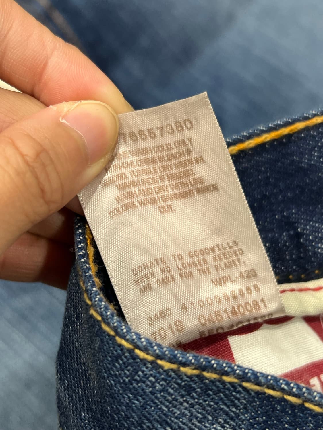 리바이스 514 슬림스트레이트핏 중청 데님 팬츠 상품이미지6