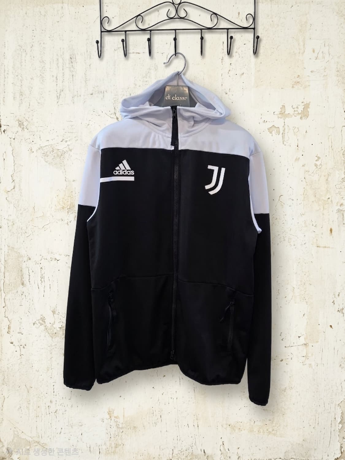 아디다스 유벤투스 후드 집업 XL 상품이미지1