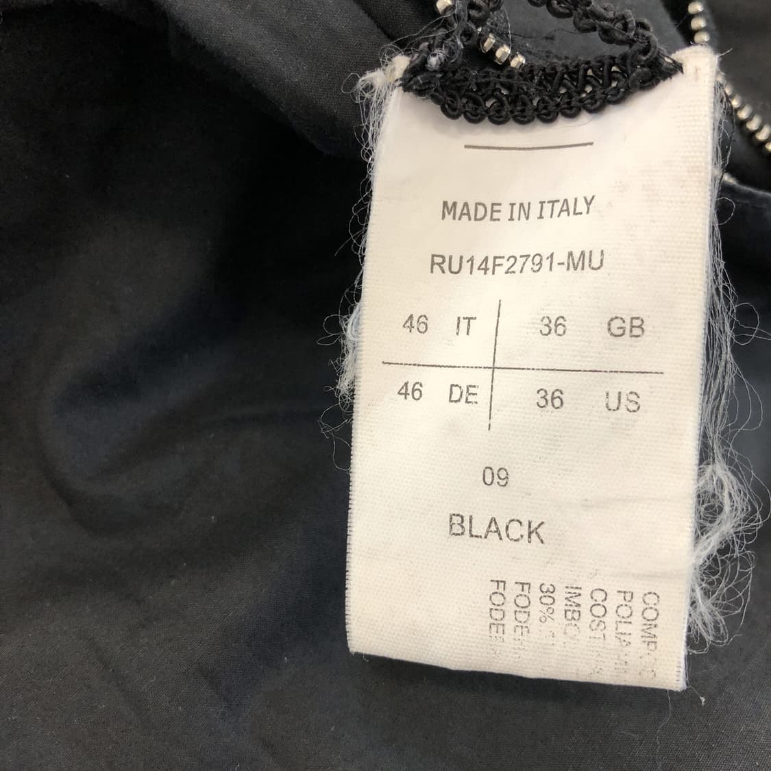 릭 오웬스 텐 꼬르소꼬모 마원 블루종자켓 46 상품이미지6