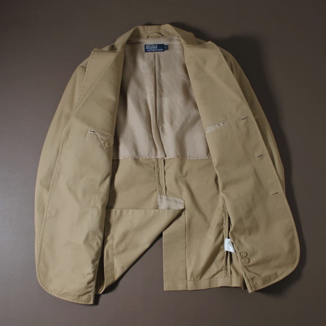 Polo 폴로 랄프로렌 클래식 베이지 치노 블레이저 자켓 상품이미지2