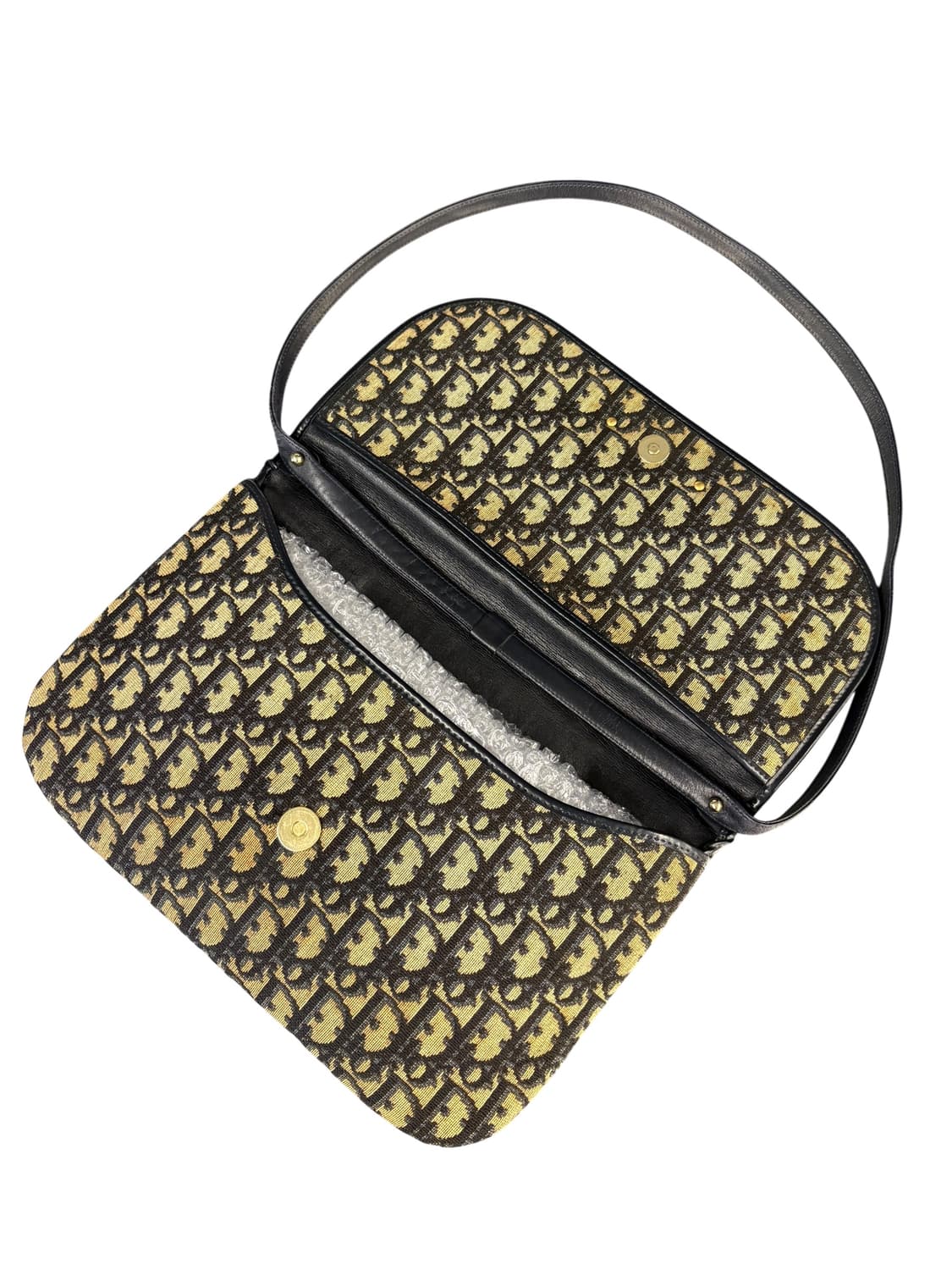 디올 빈티지 네이비 모노그램 트로터 숄더백 상품이미지5