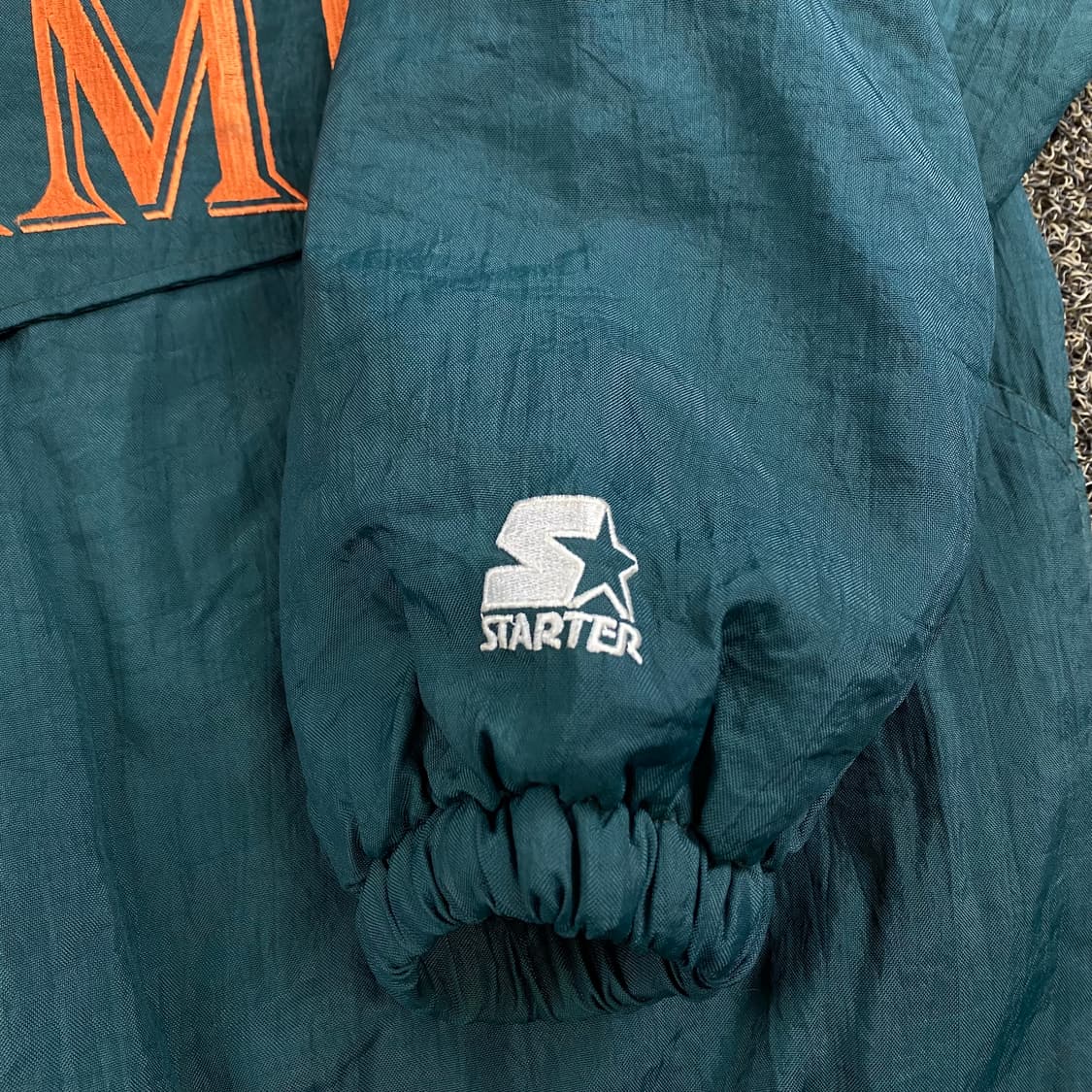 스타터 00‘s 마이애미 빅로고 아노락 점퍼 상품이미지5