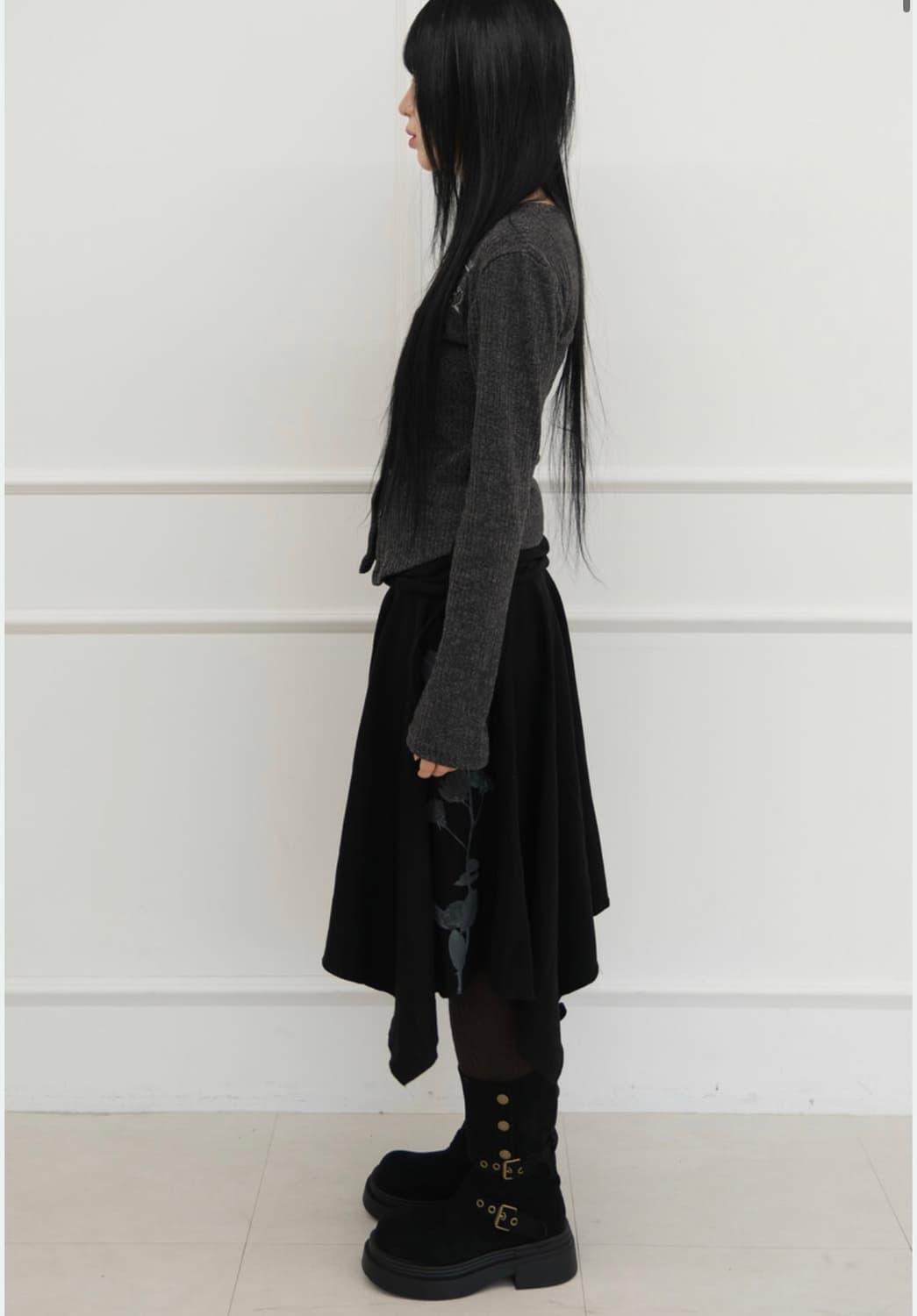 프래그팜 Angela Rose Unbalanced Skirt 상품이미지2