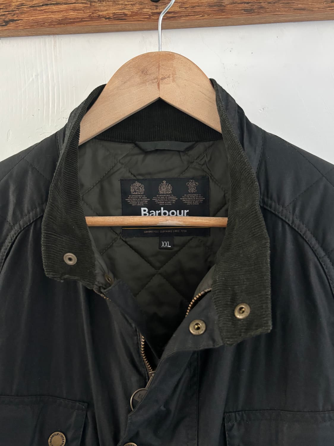 BARBOUR 바버 넥코듀로이 왁스자켓 상품이미지4