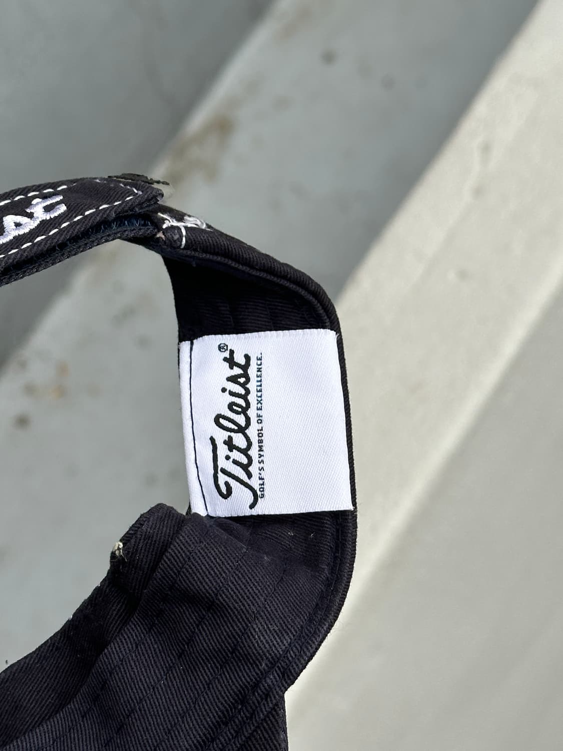 [F] 타이틀리스트 로고 네이비 썬캡 썬바이저 모자 상품이미지6