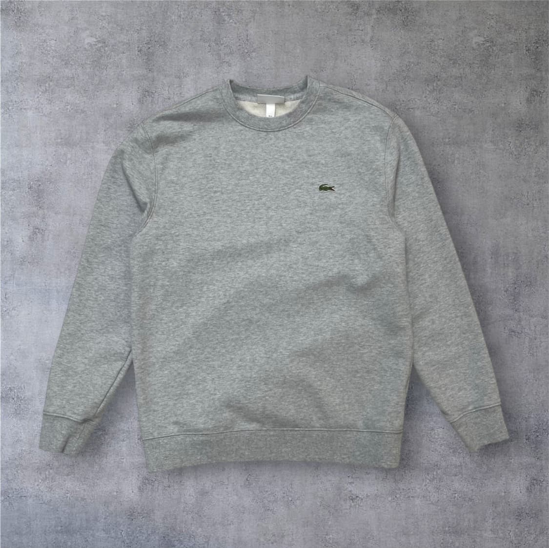 라코스테 Lacoste 라이트그레이 크루넥 코튼 맨투맨 4 (100) 상품이미지1