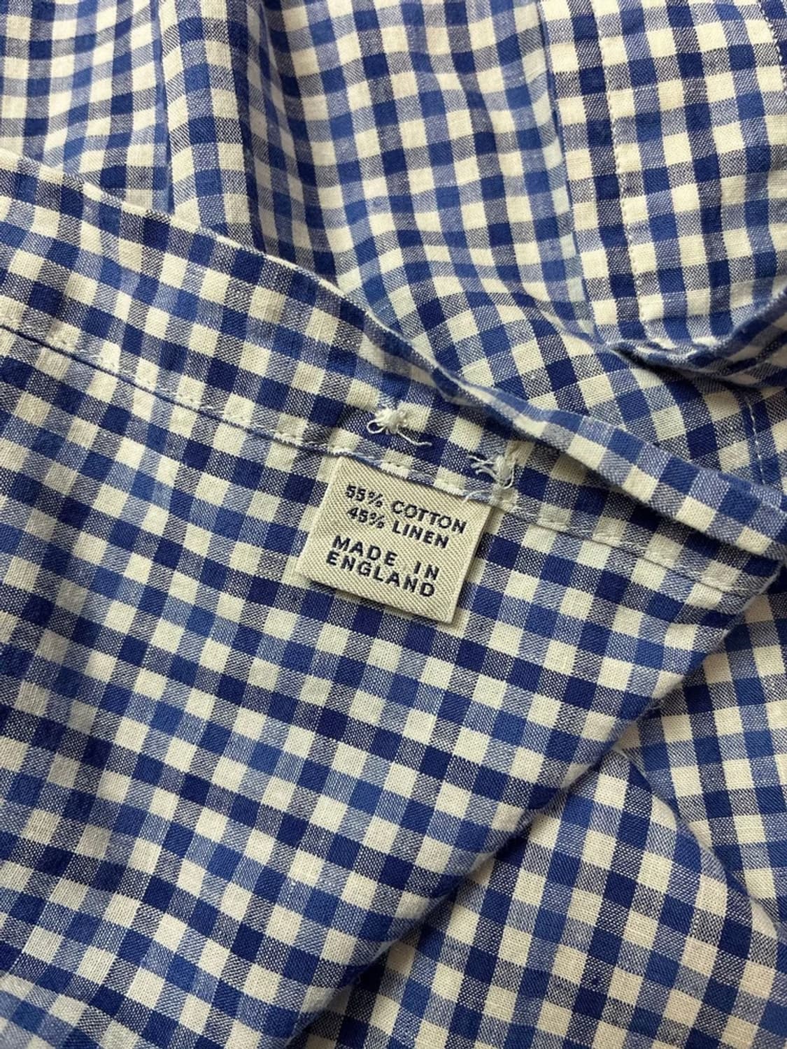 드레익스 잉글랜드 깅엄 체크 셔츠 PN5808    상품이미지7