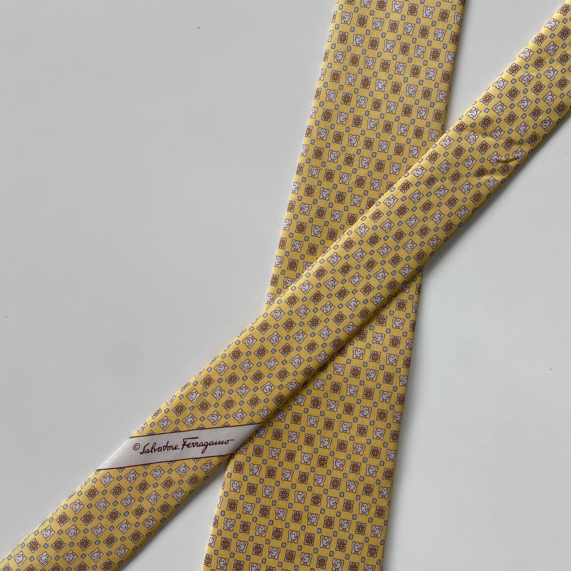 최상급 페레가모(Ferragamo) 명품 정품 넥타이 8.6cm 상품이미지4
