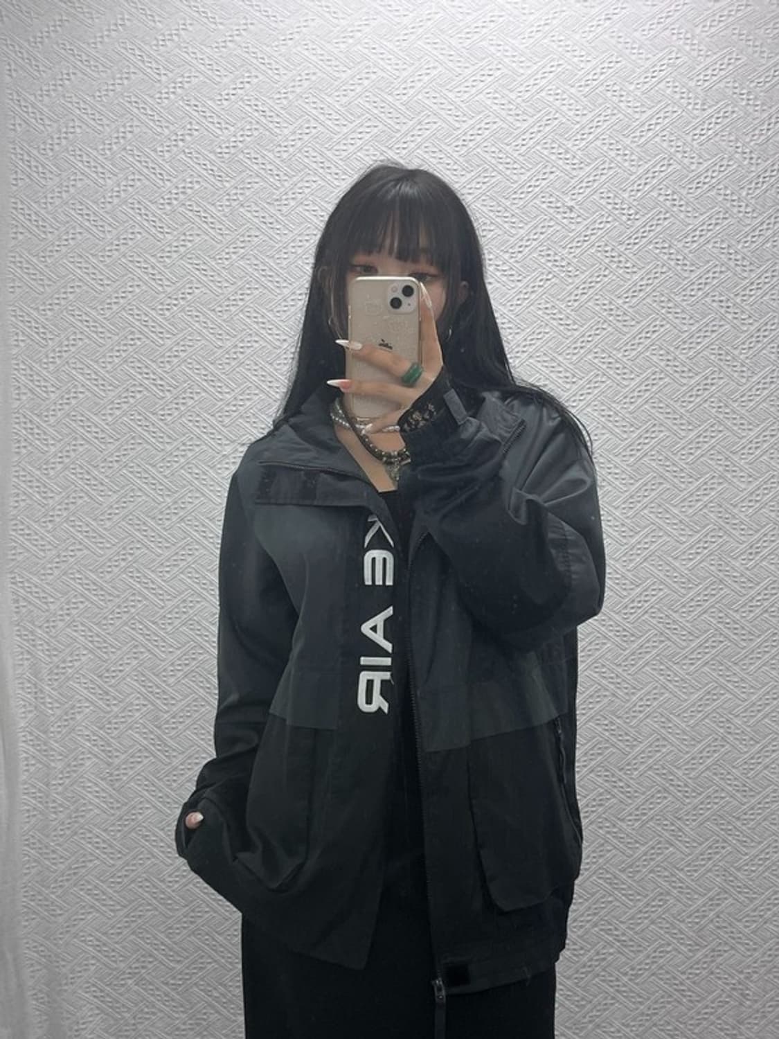 나이키 올드스쿨 빈티지 스트릿 스포티 바람막이 자켓 L C09382 상품이미지2