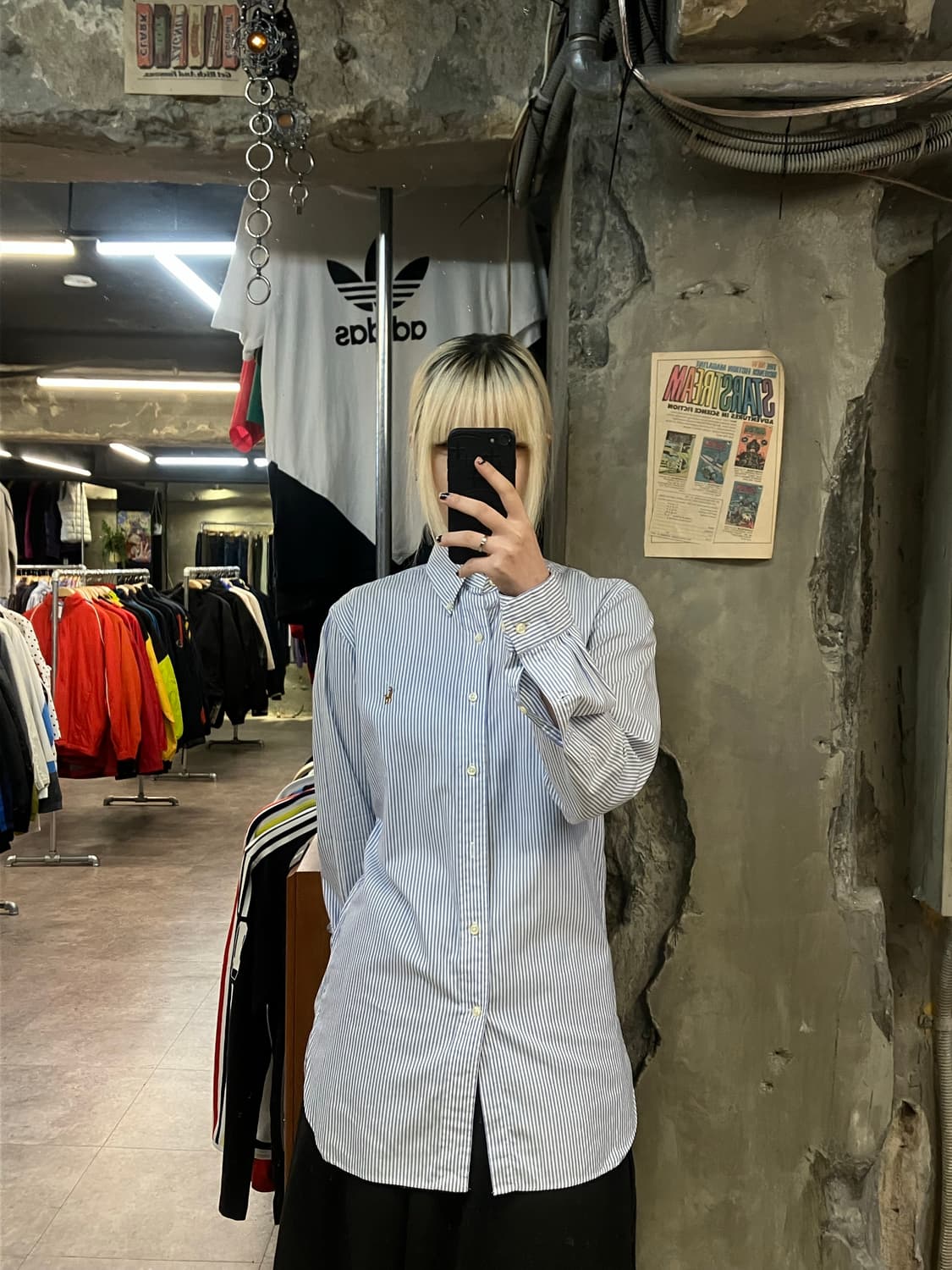 폴로 랄프로렌 스트라이프 셔츠 블루   #csz2002 상품이미지2