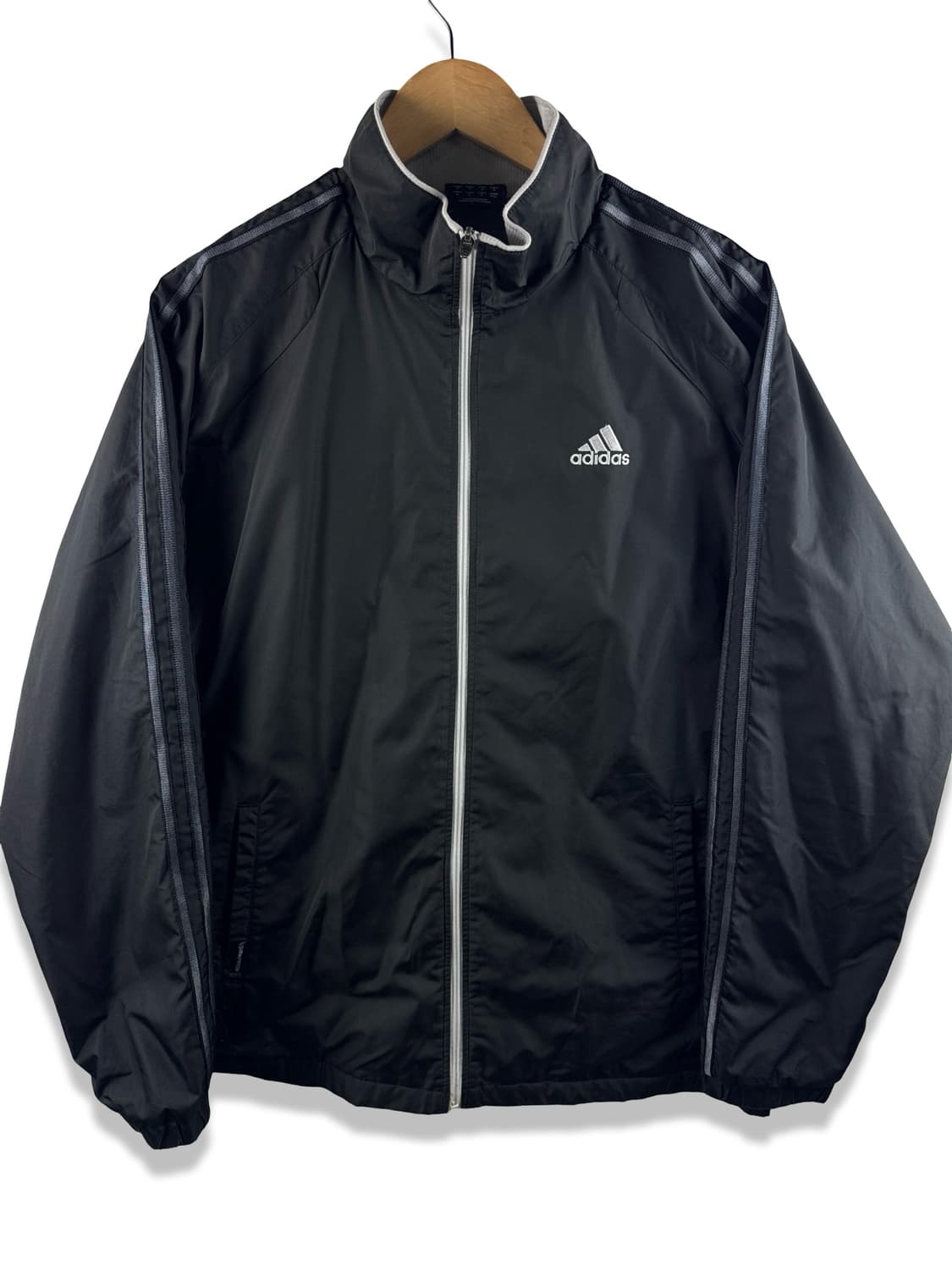 아디다스 블랙 삼선 바람막이2441 상품이미지1