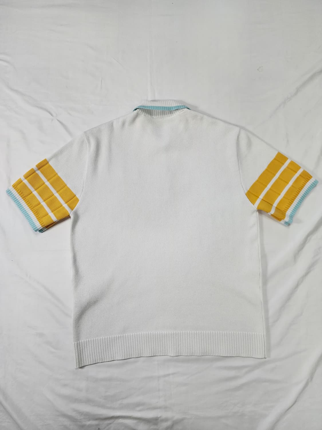 라코스테 우먼 컬러블록 스웻 폴로 니트 반팔 카라티 상품이미지2