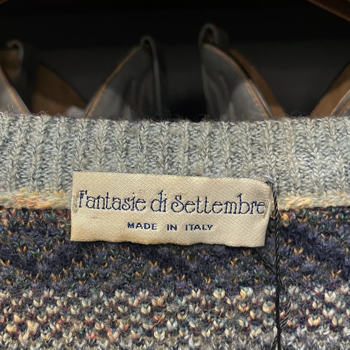 빈티지 에스닉 패턴 Made in Italy 니트 스웨터 N33 상품이미지6