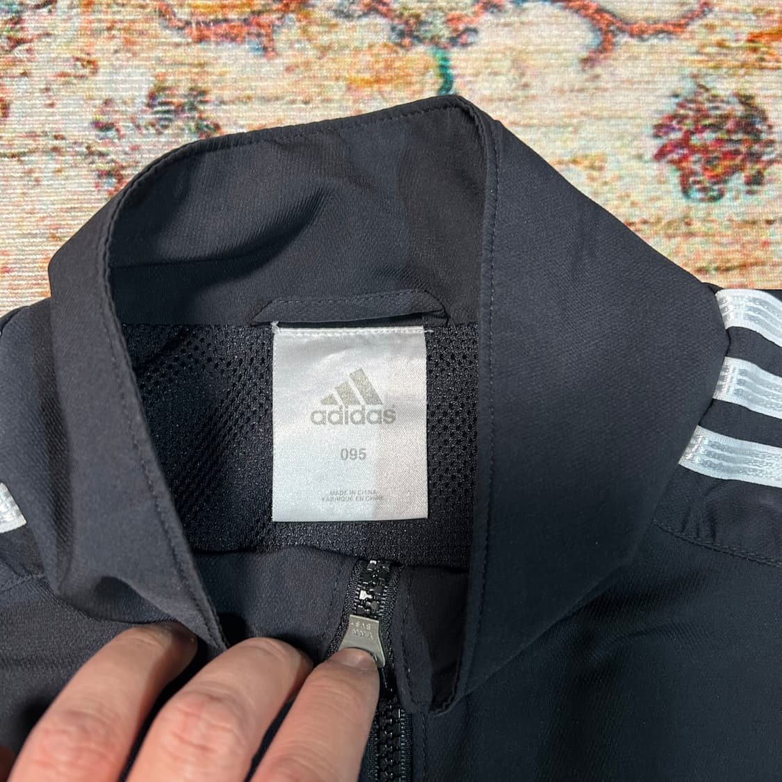 [M] 00s 아디다스 삼선 스트라이프 바람막이 상품이미지3