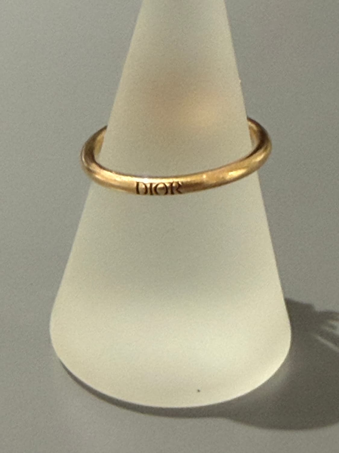 [14호] 디올 빈티지 18k 핑크골드 민들레 반지 상품이미지3