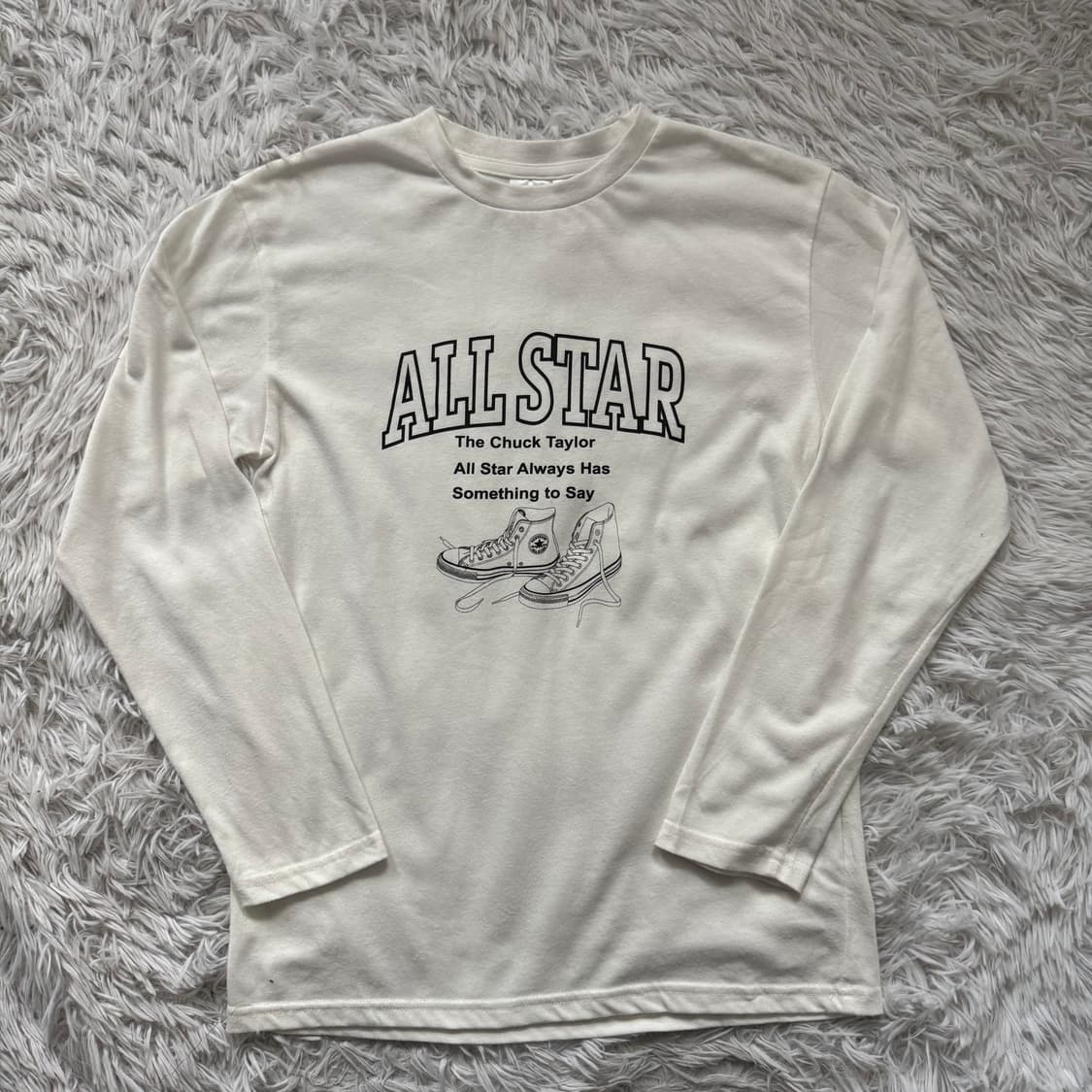 CONVERSE 일본빈티지 긴팔 컨버스긴팔 빈티지긴팔 올스타 긴팔티 상품이미지2